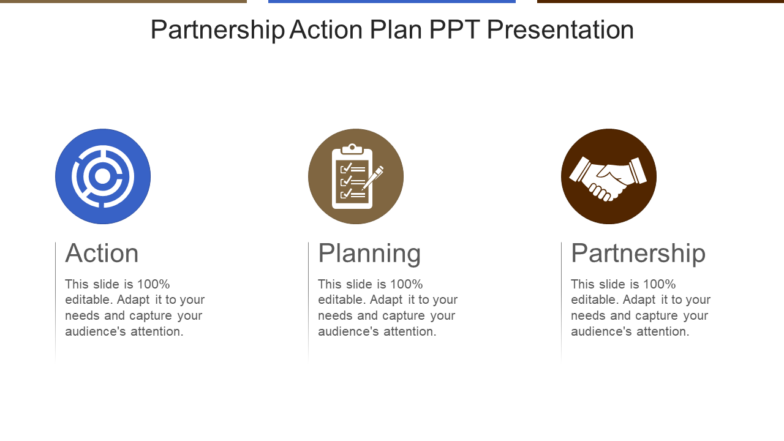 Partnership Action Plan PPT Presentation PPT Template