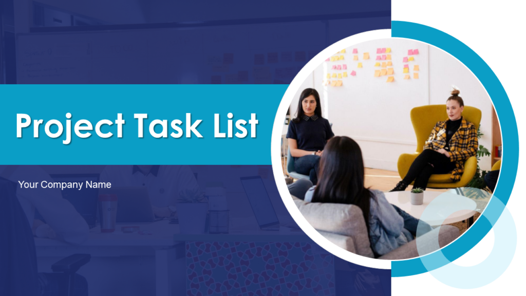 Project Task List PowerPoint Diagram