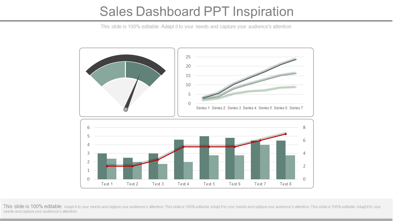 Sales Dashboard PPT Inspiration