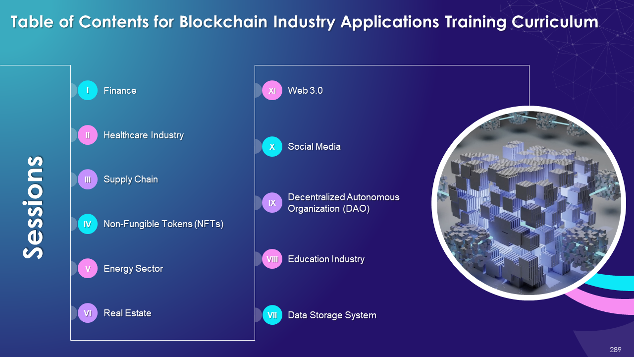 Comprehensive Training Curriculum on Blockchain Technology Its Industry Applications and Cryptocurrency Training Ppt