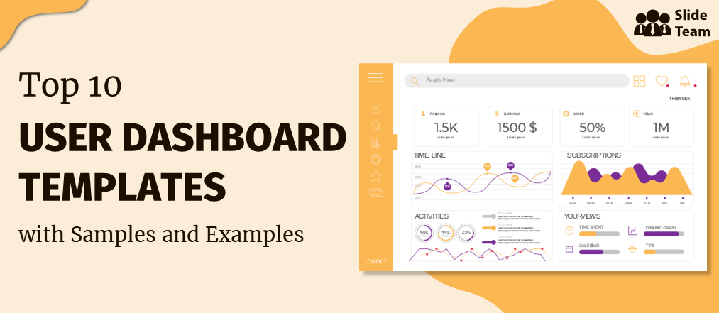 Top 10 User Dashboard Templates  with Samples and Examples