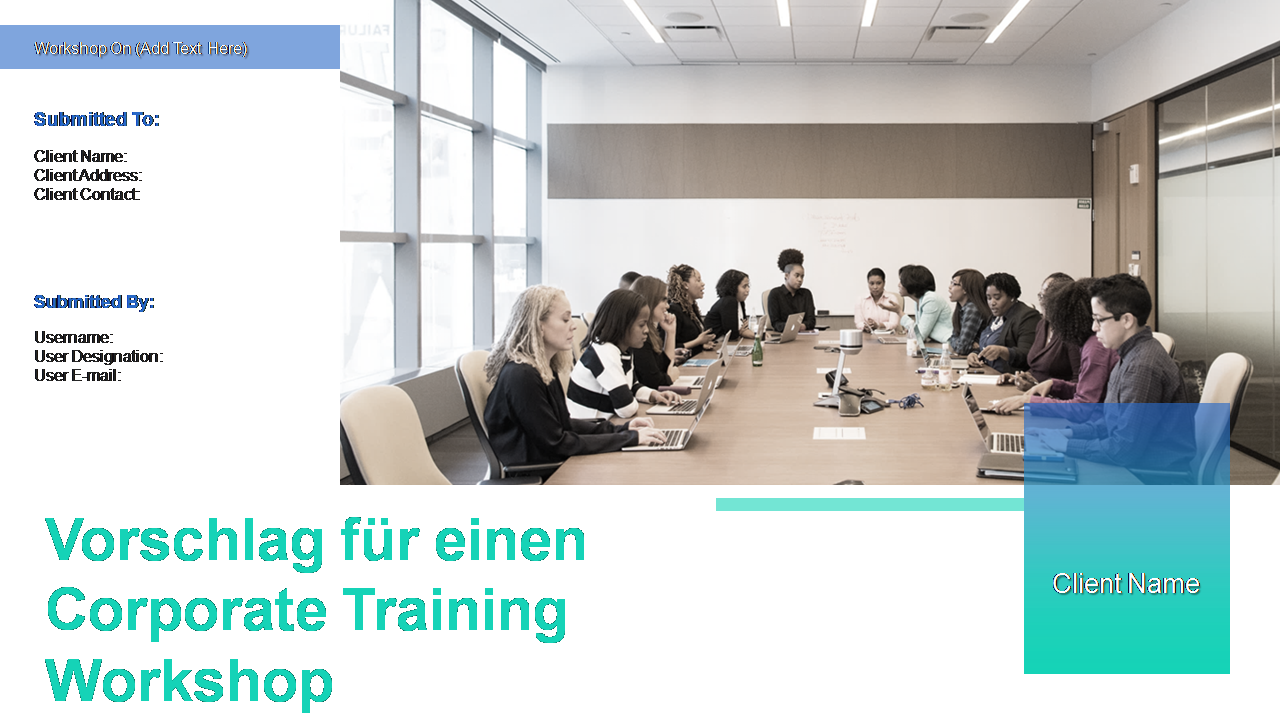 Vorschlag für einen Corporate Training Workshop 