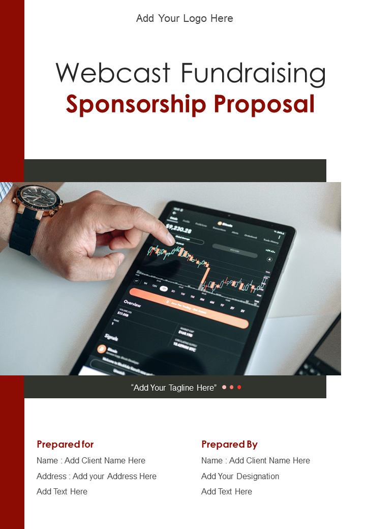 Webcast Fundraising Sponsorship Proposal