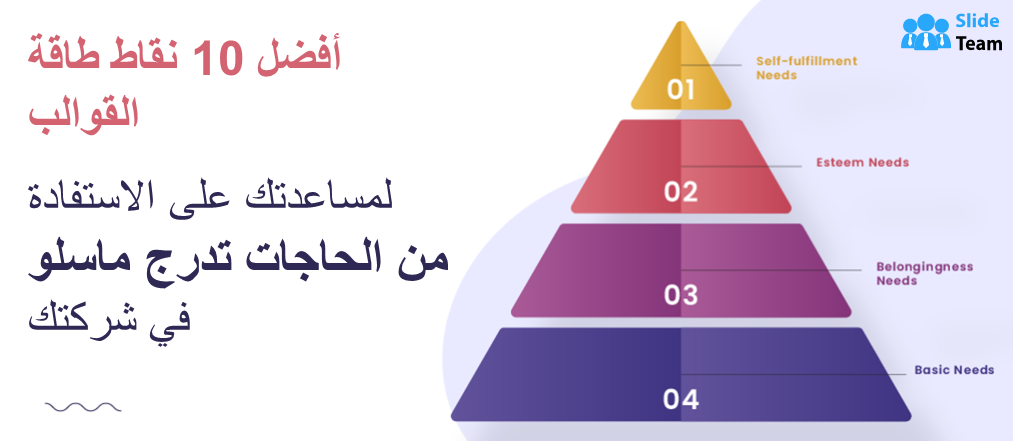 أفضل 10 قوالب بوربوينت لمساعدتك على الاستفادة من تسلسل ماسلو الهرمي للاحتياجات في شركتك