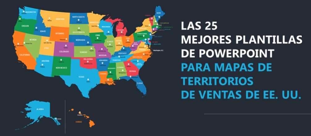 Las 25 mejores plantillas de PowerPoint de mapa de territorio de ventas de EE. UU. para alcanzar objetivos