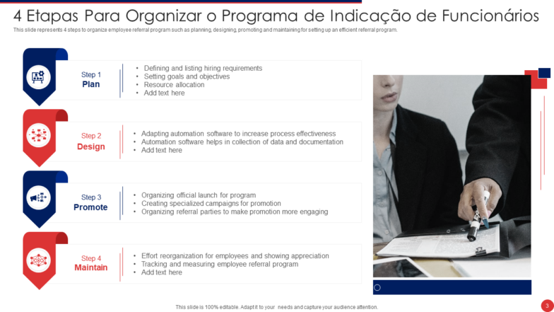 4 etapas para organizar o programa de indicação de funcionários