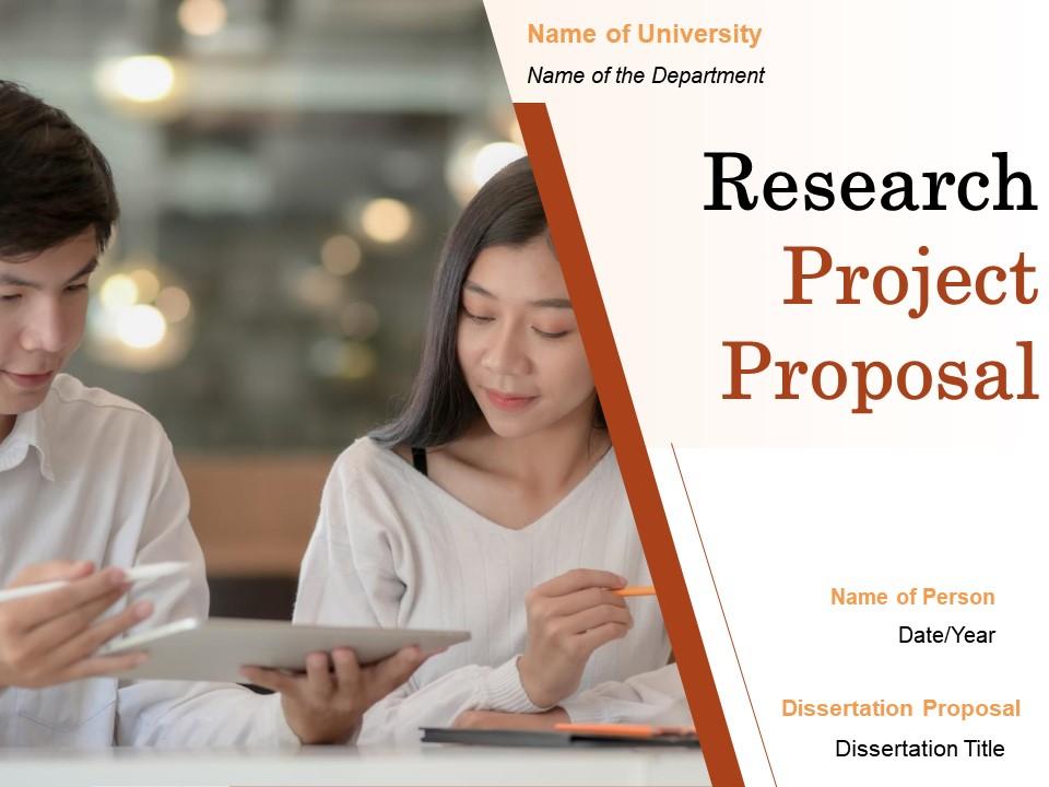 Research project proposal powerpoint presentation slides 