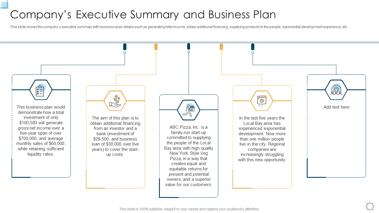 Company’s Executive Summary and Business Plan