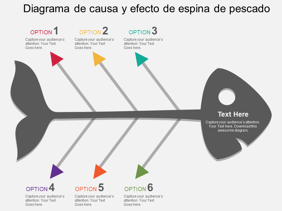 Diagrama de causa y efecto de espina de pescado 