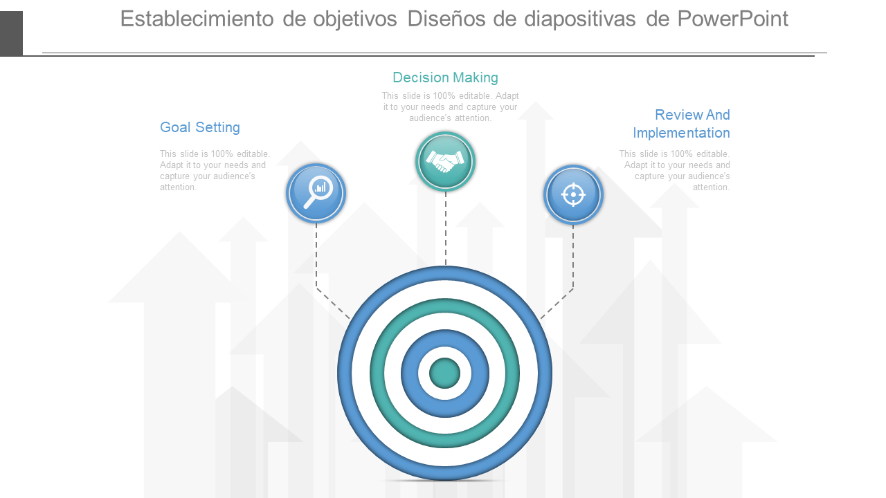 Establecimiento de objetivos Diseños de diapositivas de PowerPoint Establecimiento de objetivos Diseños de diapositivas de PowerPoint