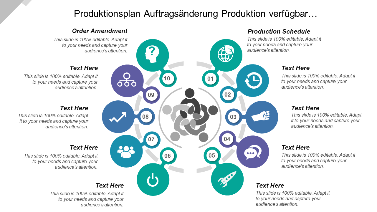 Produktionsplan Auftragsänderung Produktion verfügbar… Produktionsplan Auftragsänderung Produktion verfügbar…