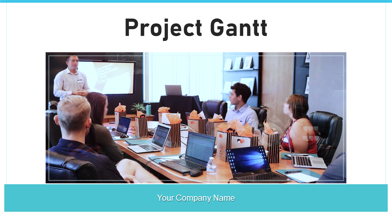 Project Gantt PowerPoint Presentation Template