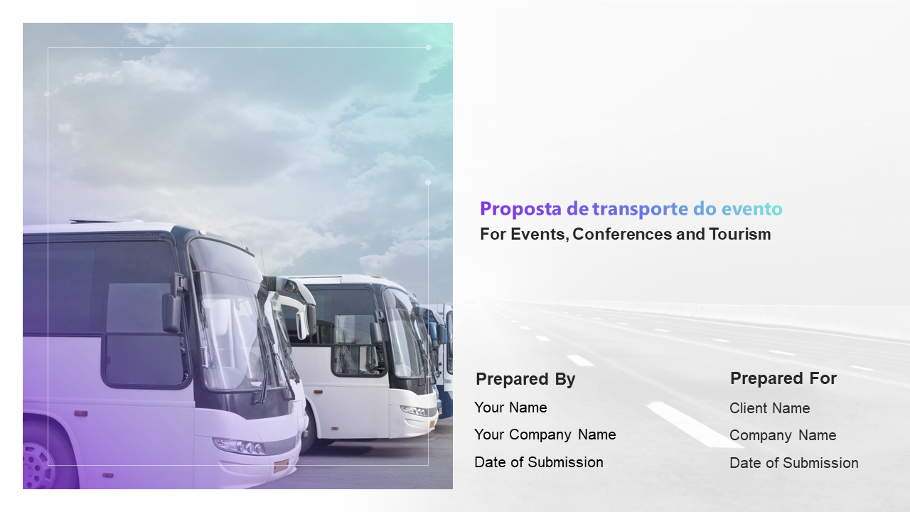 Proposta de transporte do evento 