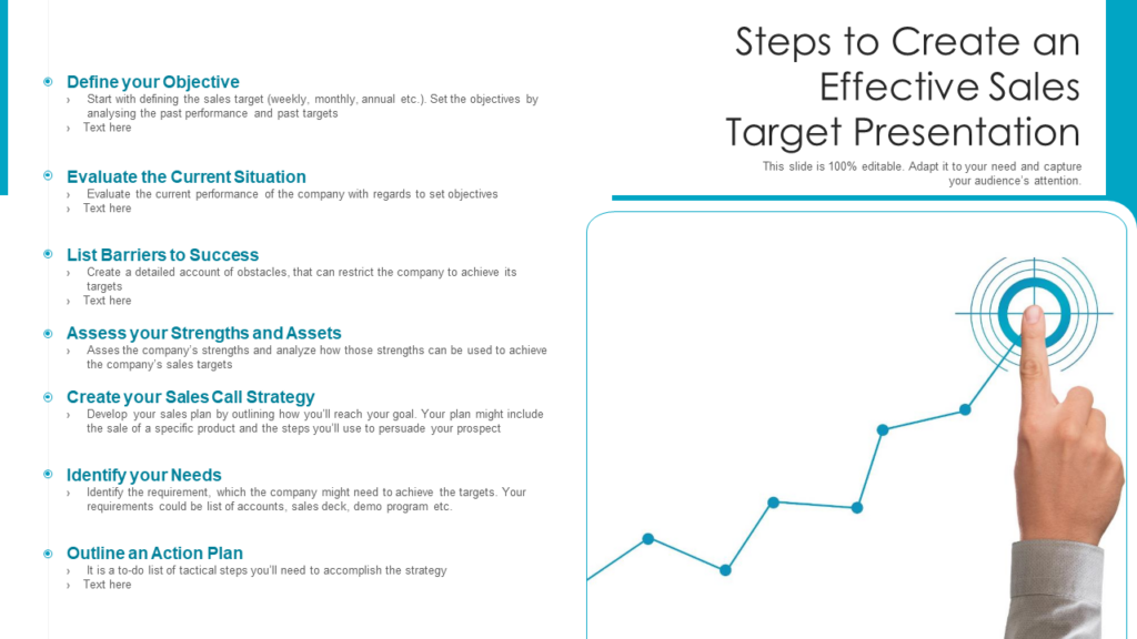 Steps to Create Effective Sales Target Presentation