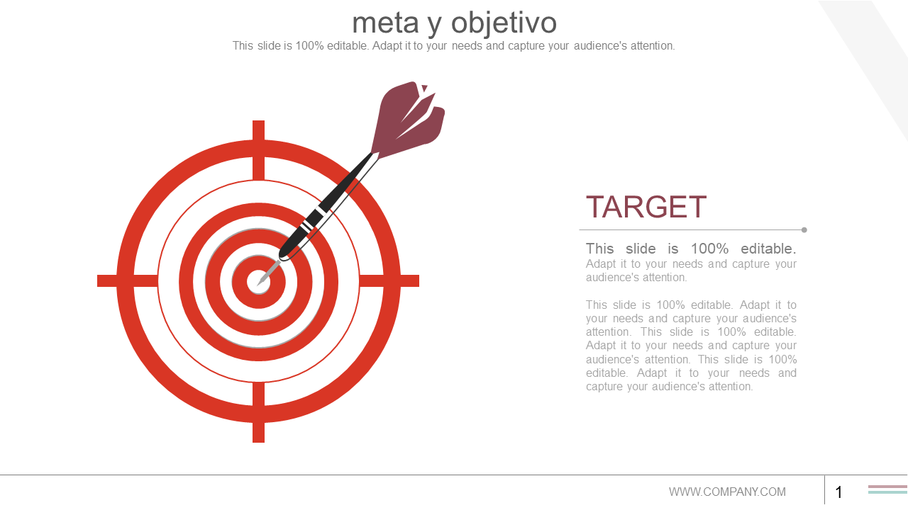 meta y objetivo meta y objetivo