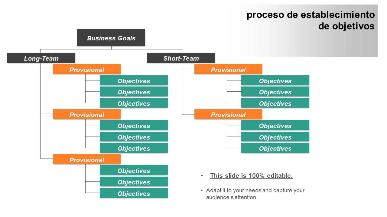 proceso de establecimiento de objetivos proceso de establecimiento de objetivos
