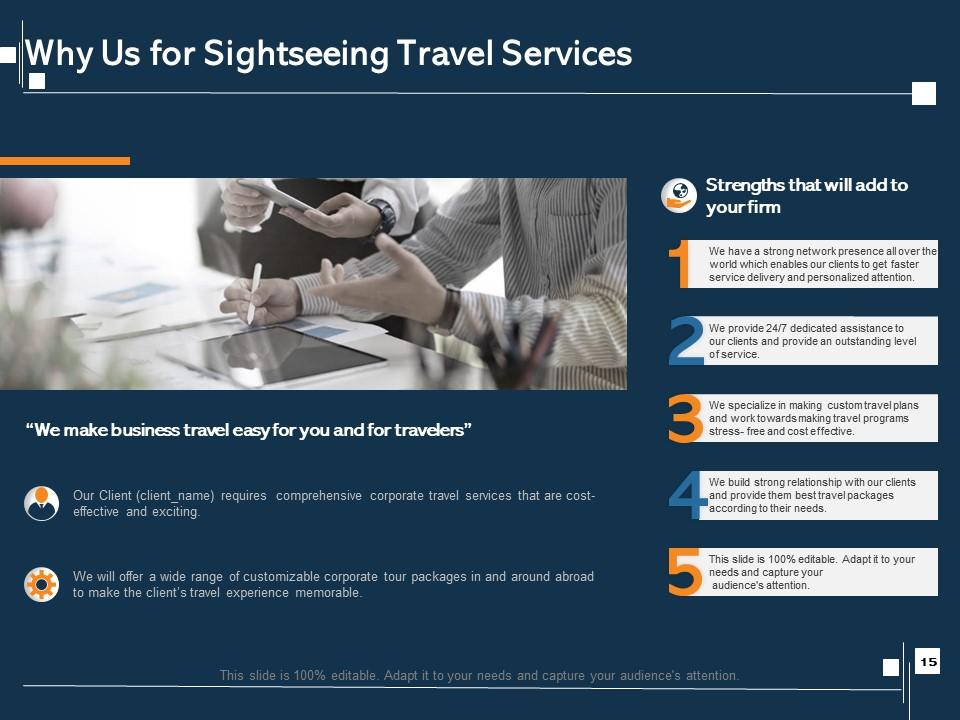 Sightseeing Travel Proposal Powerpoint Presentation Slides