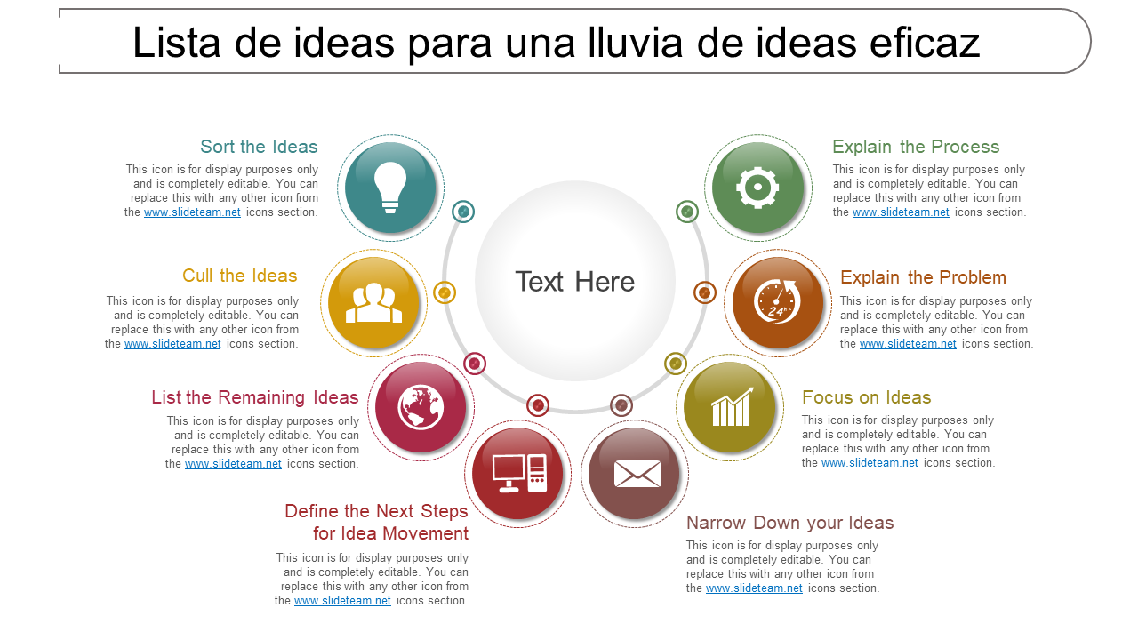 Lista de ideas para una lluvia de ideas eficaz 
