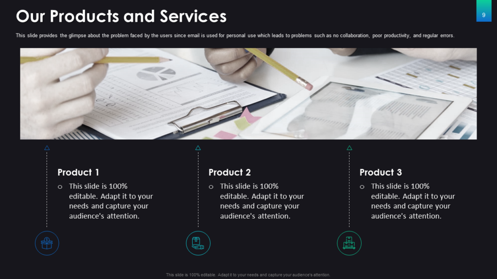 Our Products and Services PPT Template