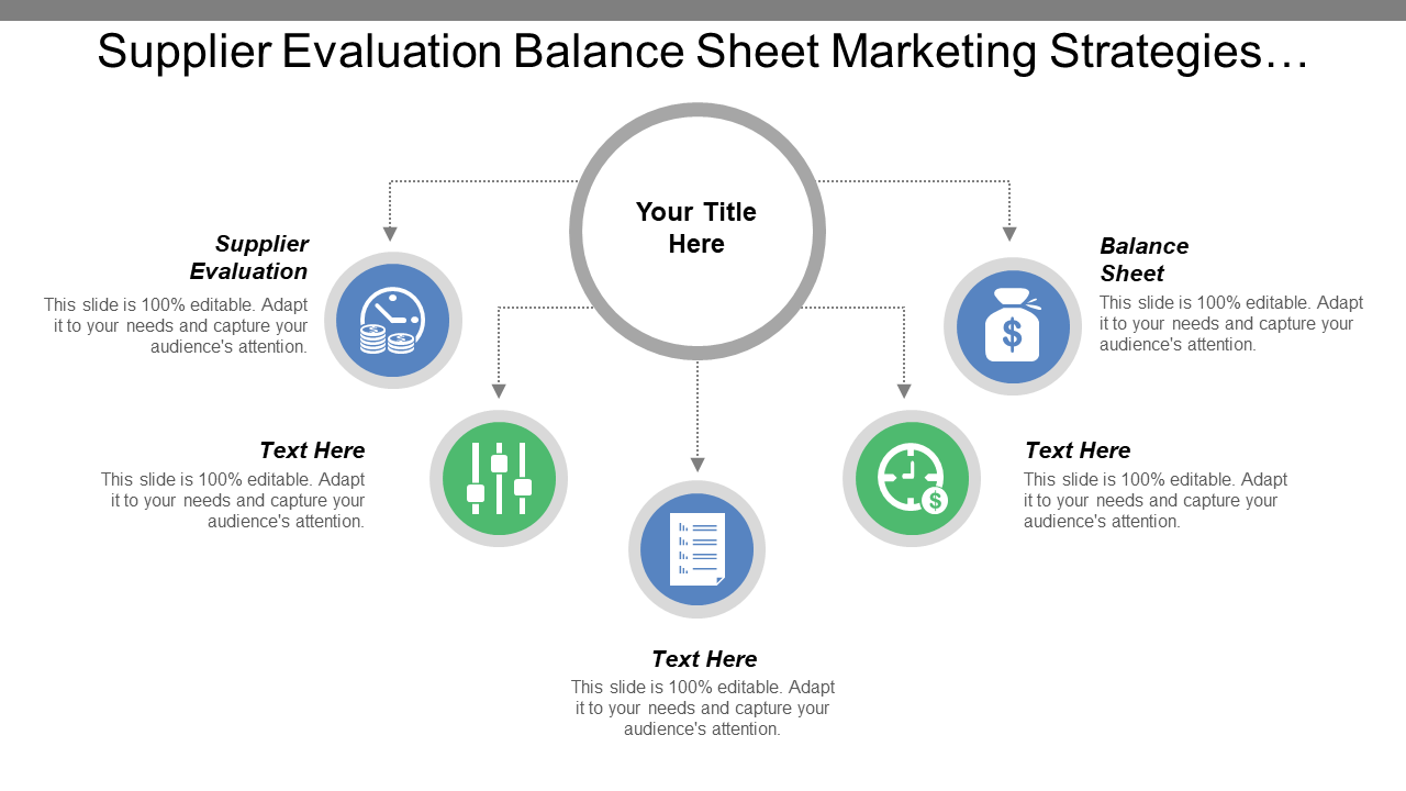 Supplier Evaluation Balance Sheet Marketing Strategies…