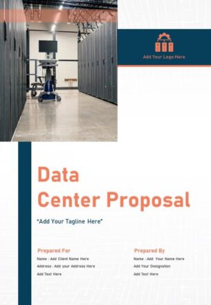 One pager data center proposal template