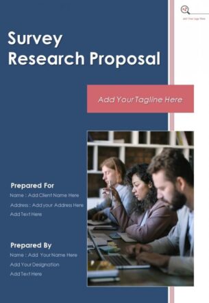 One pager survey research proposal template