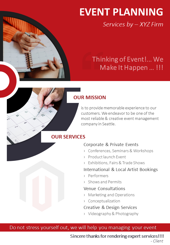 EVENT PLANNING EVENT PLANNING