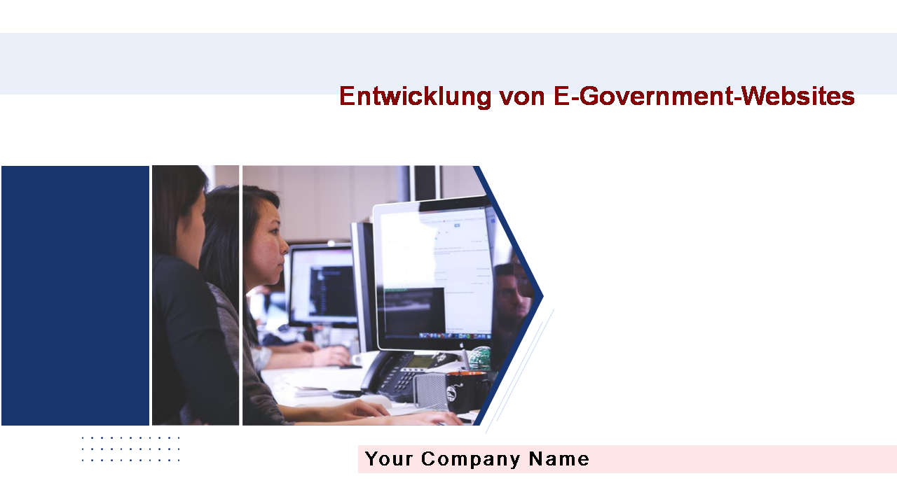 Entwicklung von E-Government-Websites