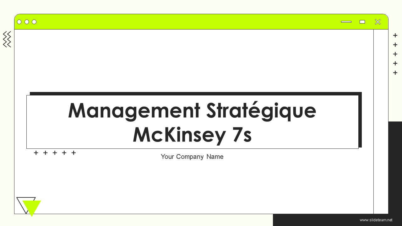 Management Stratégique McKinsey 7s 