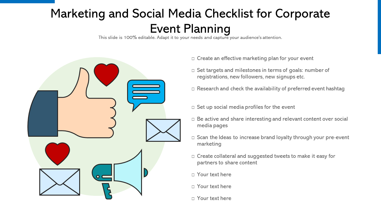 Marketing and Social Media Checklist for Corporate Event Planning