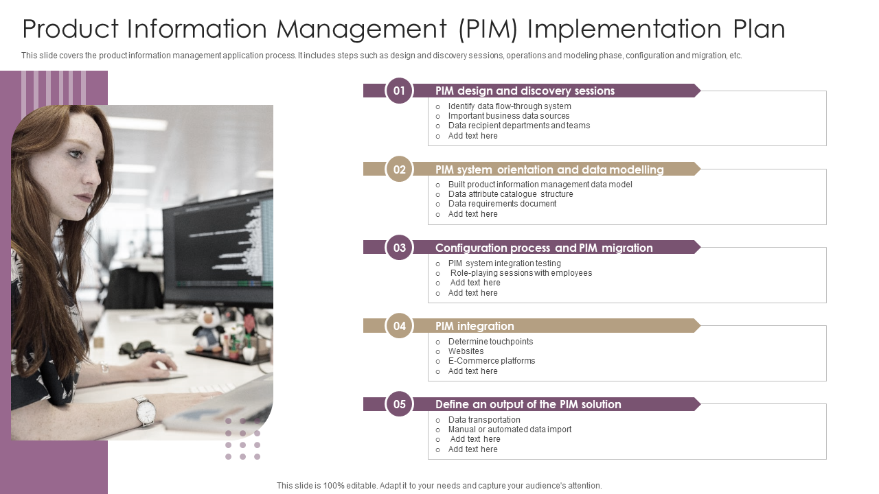 Product Information Management (PIM) Implementation Plan