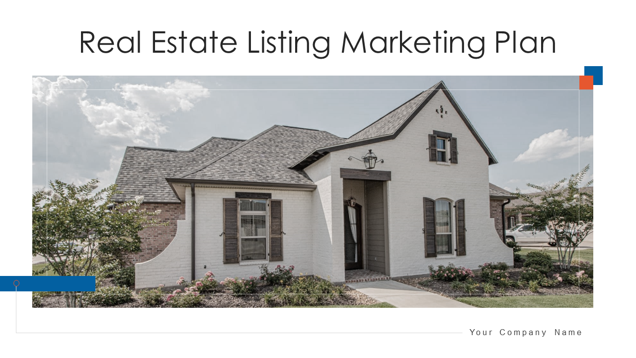 Real Estate Listing Marketing Plan