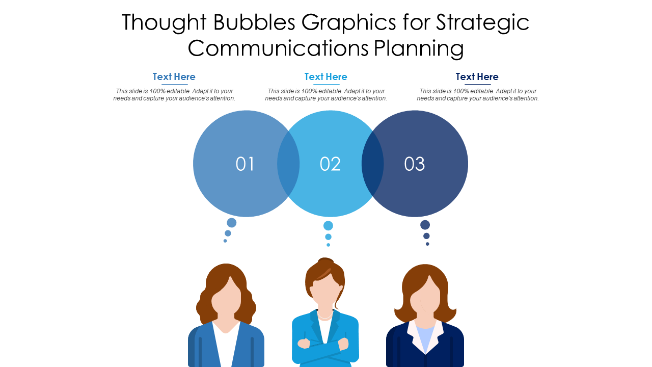 Thought Bubbles Graphics for Strategic Communications Planning
