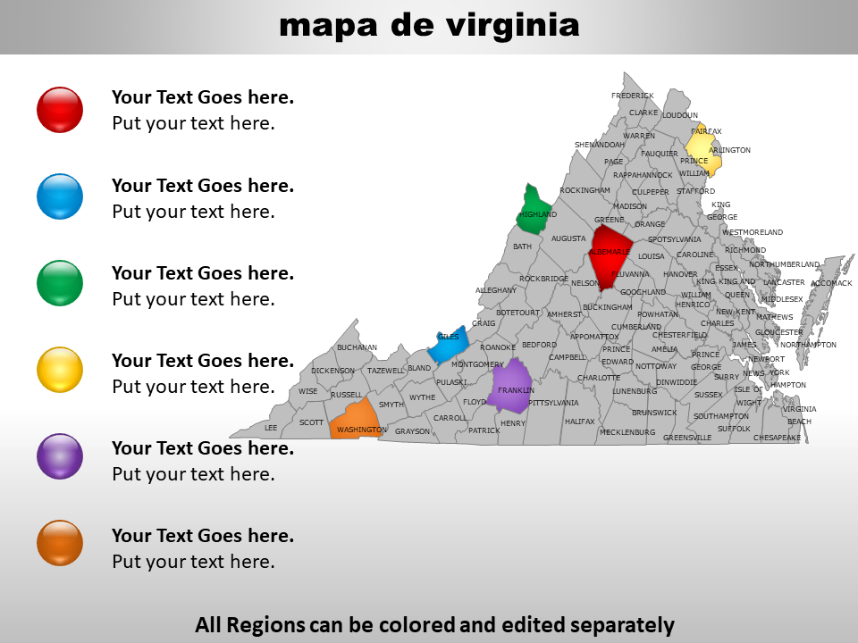 mapa de virginia 