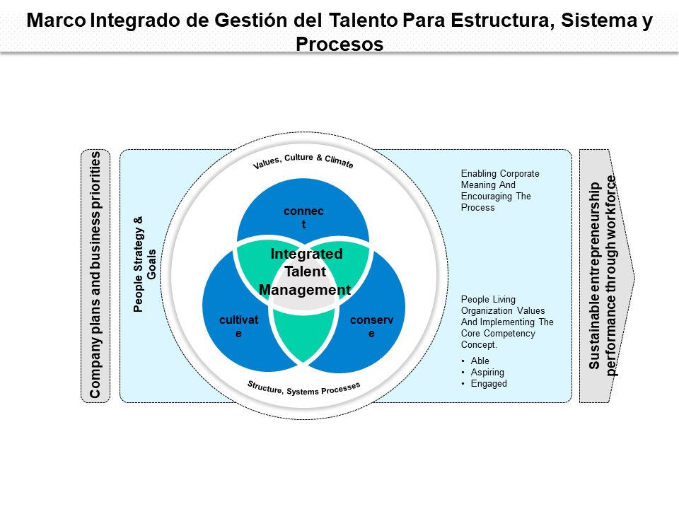 Marco Integrado de Gestión del Talento para Estructura, Sistema y Procesos
