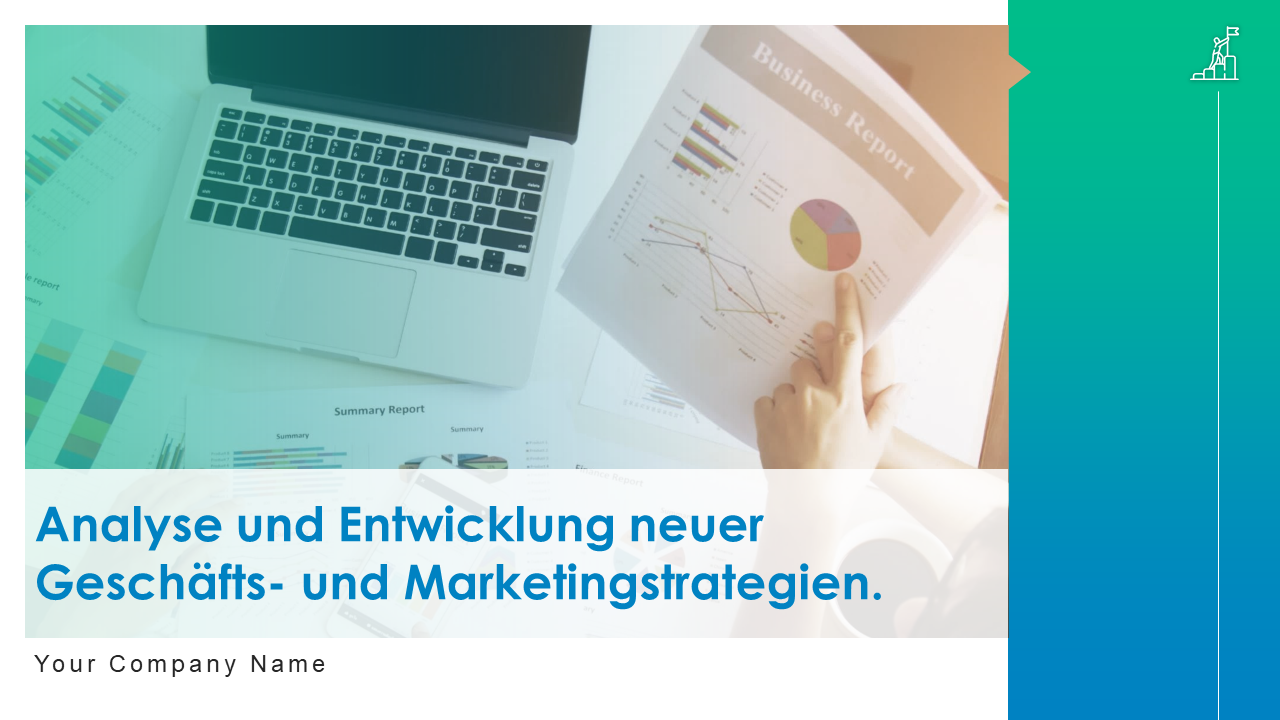 Analyse und Entwicklung neuer Geschäfts- und Marketingstrategien. 