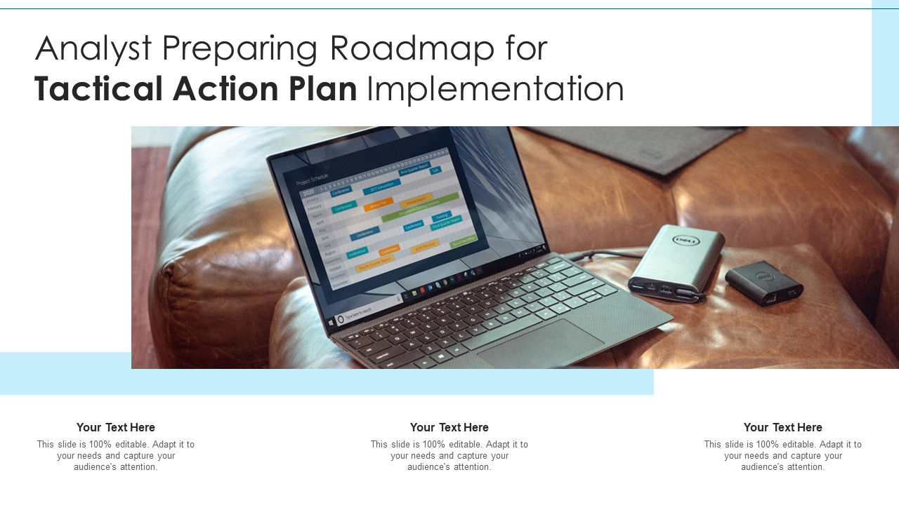 Analyst Preparing Roadmap for Tactical Action Plan Implementation