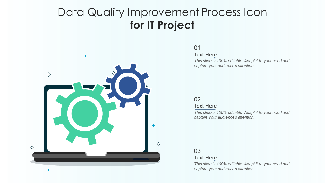 Data Quality Improvement Process Icon