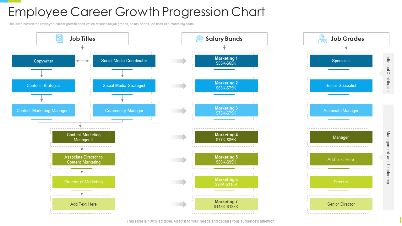 Employee Career Growth Progression Chart