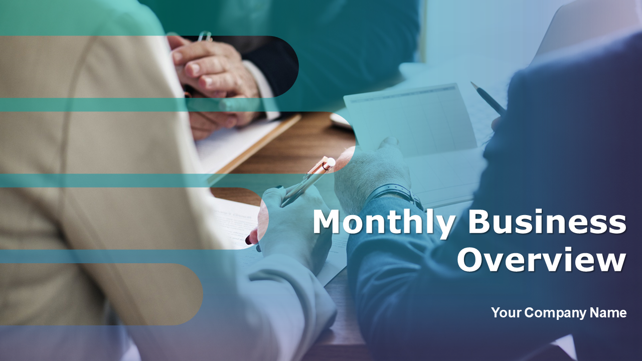 Monthly Business Overview PowerPoint Presentation Slides