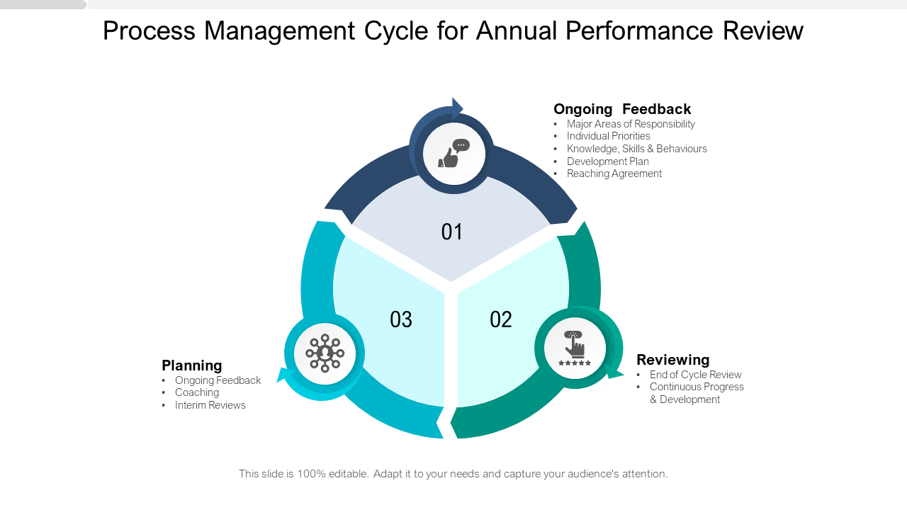 Process Management Cycle for Annual Performance Review