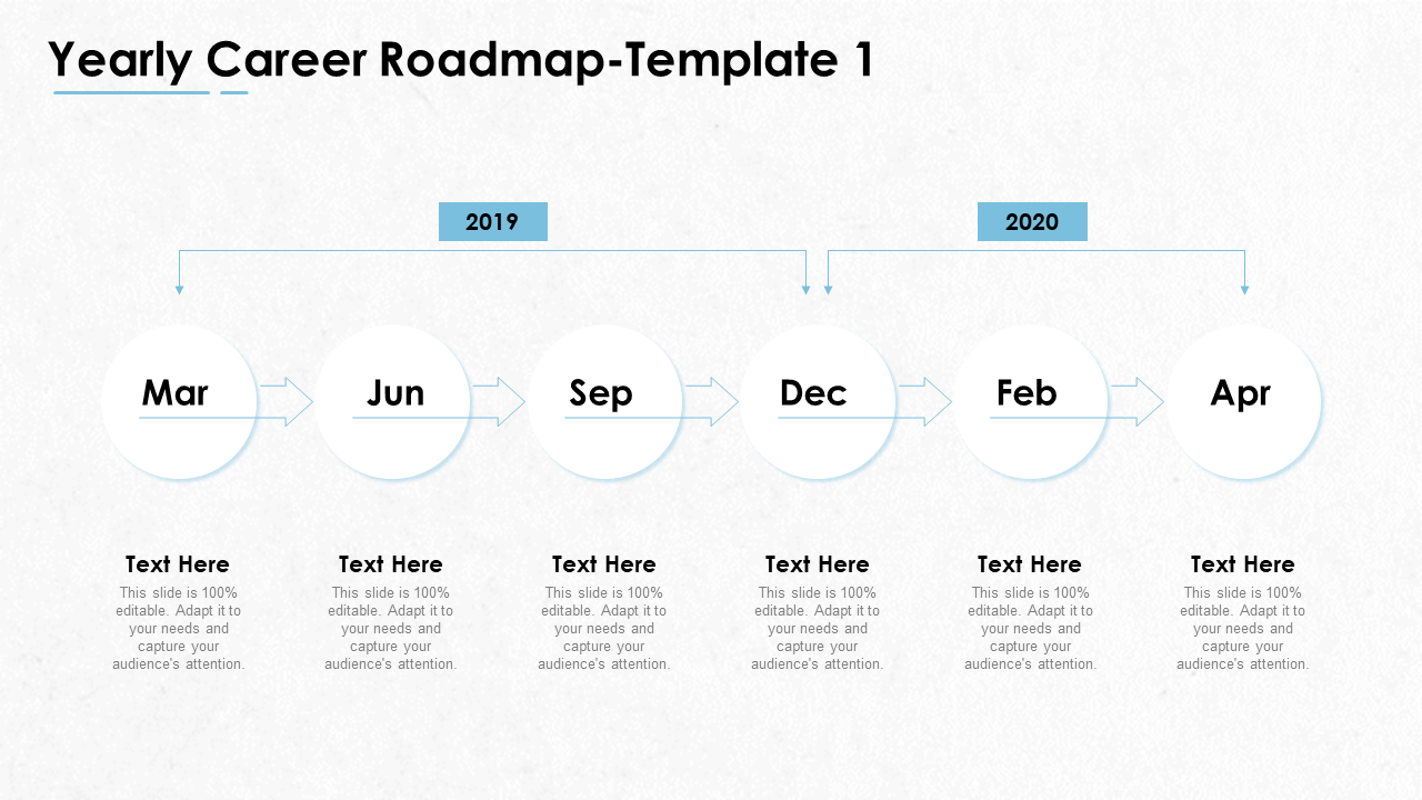Yearly Career Roadmap-Template 1