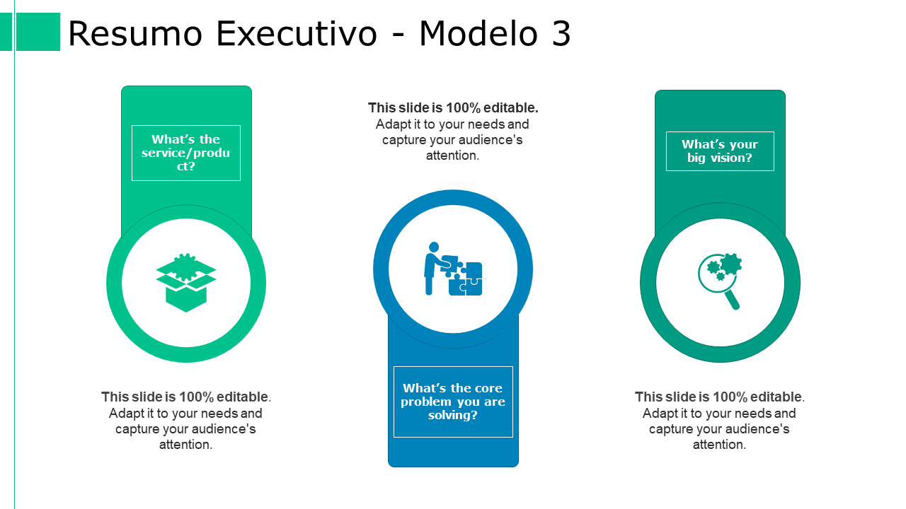 Resumo Executivo - Modelo 3