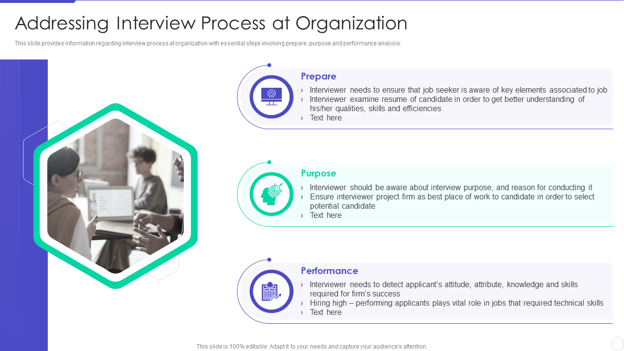 Addressing Interview Process at Organization