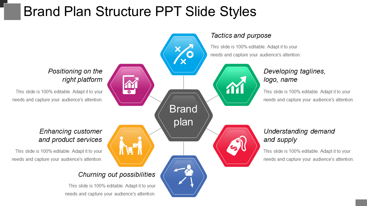 Brand Plan Structure PPT Slide Styles