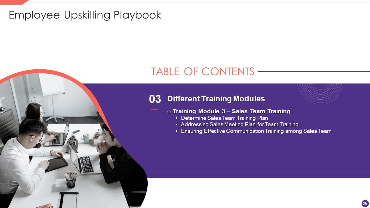 Employee Upskilling Playbook Training Module - Sales Team Training