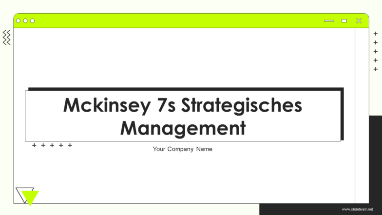 Mckinsey 7s Strategisches Management 