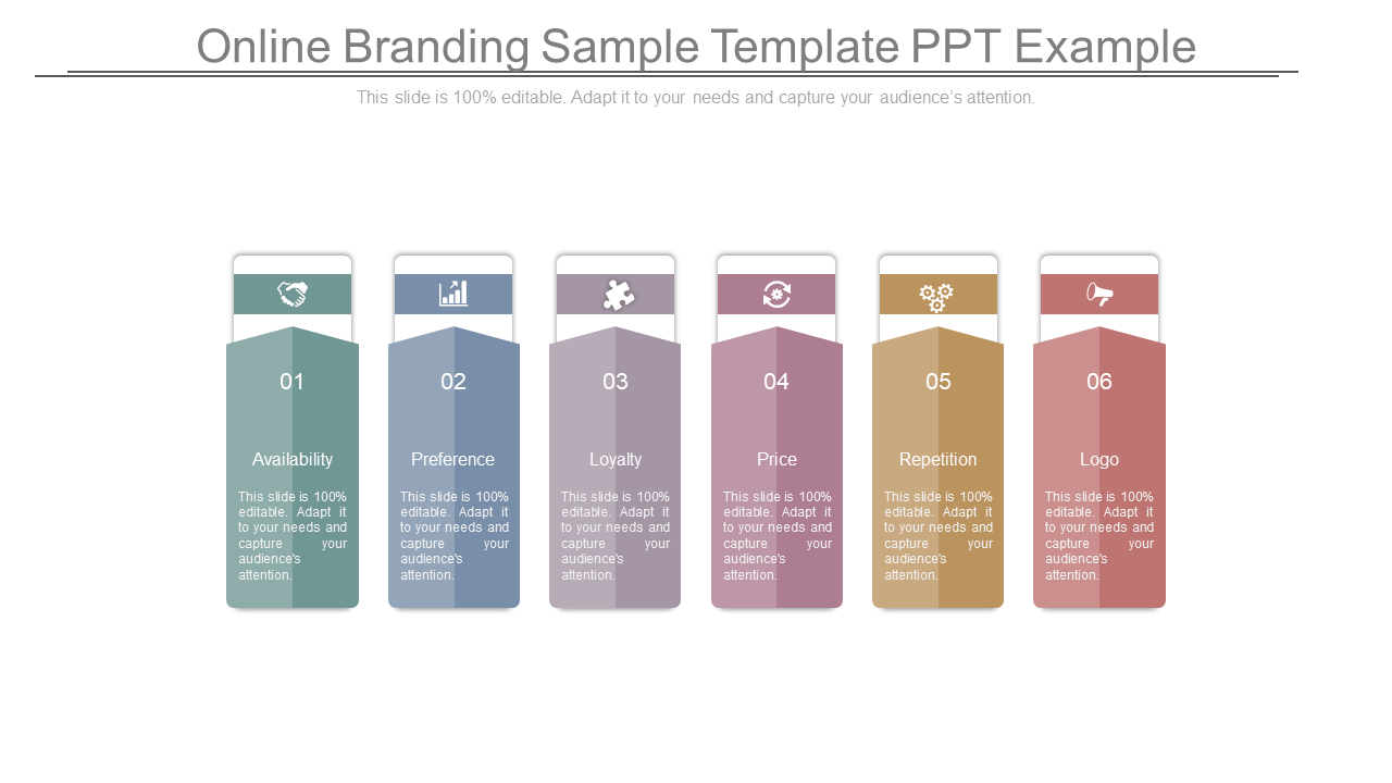 Online Branding Sample Template PPT Example