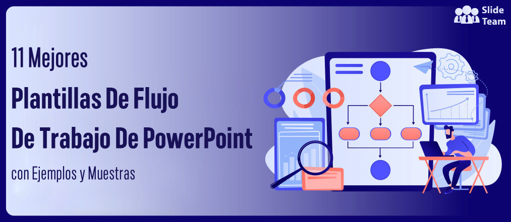 Las 11 mejores plantillas de flujo de trabajo de PowerPoint con ejemplos y muestras