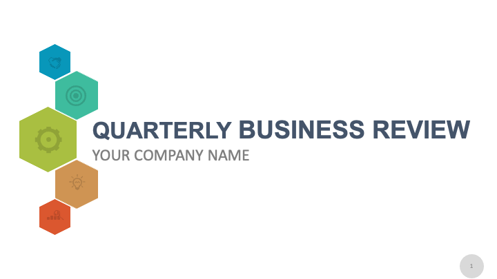 Quarterly Business Review Presentation Template